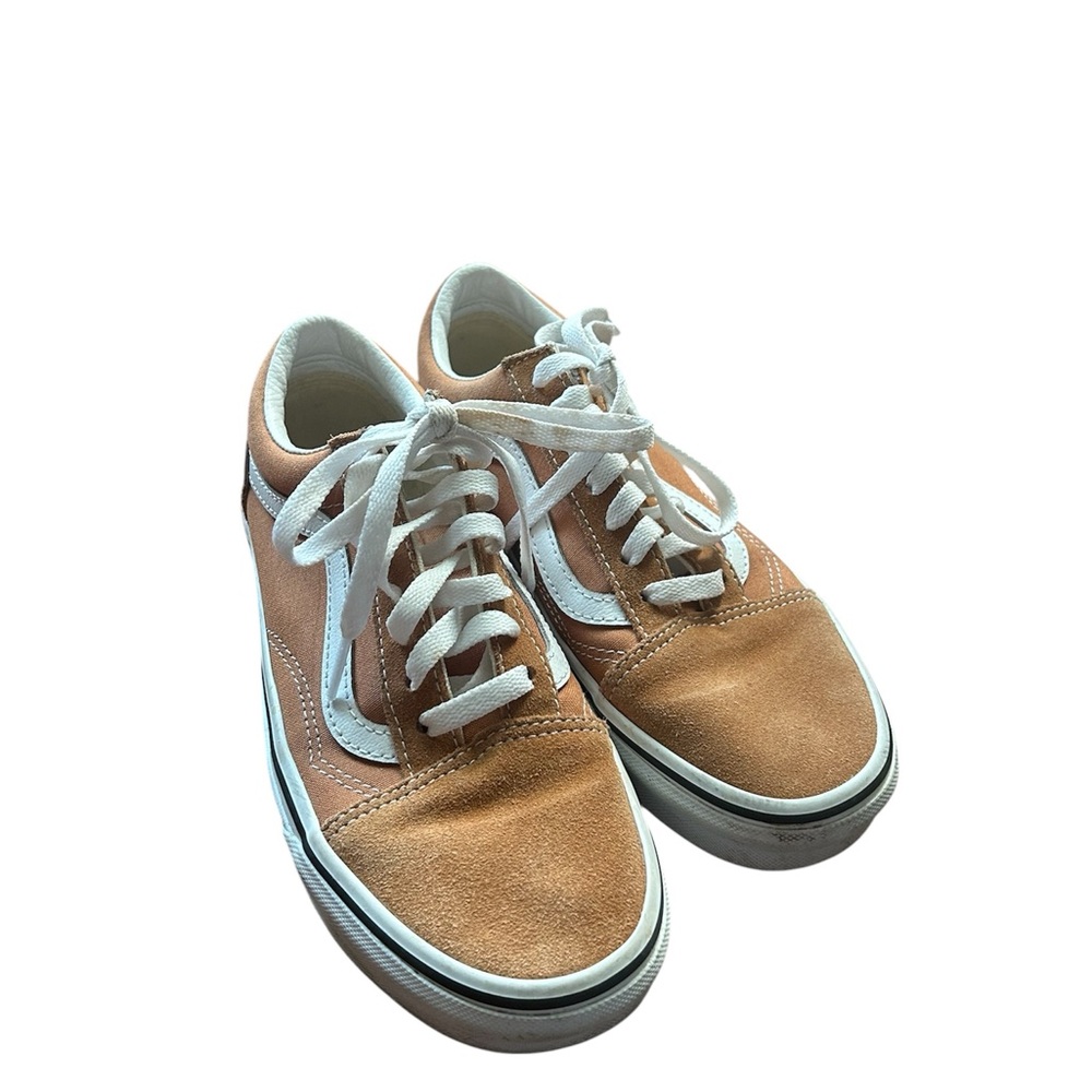 Vans Old Skool Sneakers in Mustard Suede and Canvas size 6.5